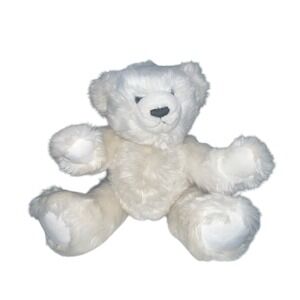 Restoration Hardware Luxe Fur Faux Arctic Fox Teddy Bear 16" 5 Way Jointed Plush